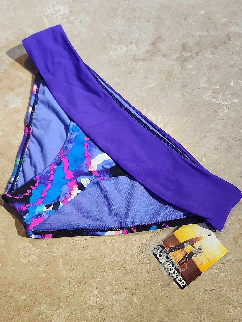 Joe Boxer Purple Bikini Bottoms M